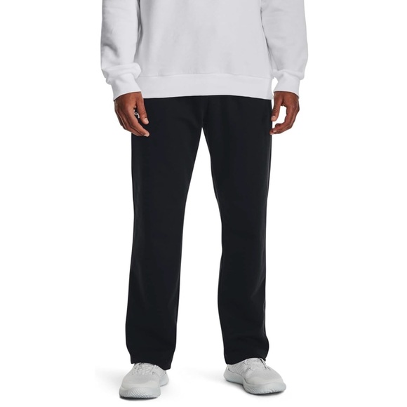 UNDER ARMOUR Rival Fleece Pants Men’s SIZE 4XL Black Sweatpants Straight Leg NWT - Picture 1 of 16